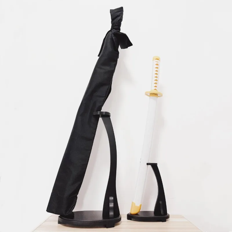 كاتانا السيف حزام الحافظة الحقيقية اليابانية كاتانا سيف ساموراي الظهر الأشرطة شيطان القاتل الخصر كم الأشرطة أنيمي تأثيري الدعامة #4