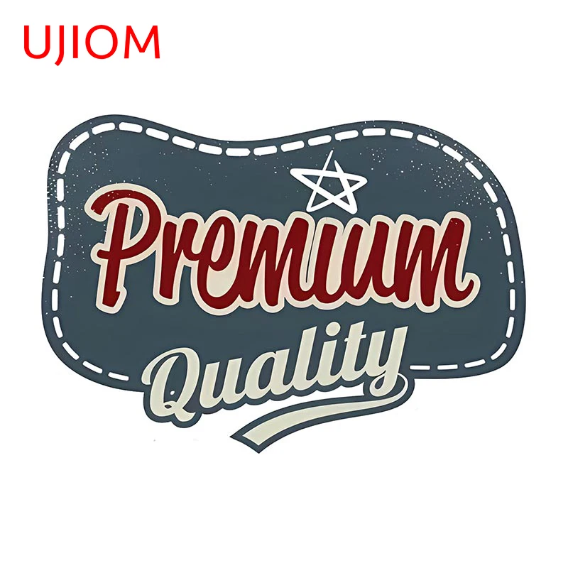 UJIOM 13cm X 9.1cm Premium Quality Decals Clothes Decoration Wall Stickers Lockers Trunk Bag Dress Up Poster Phonecase Exterior