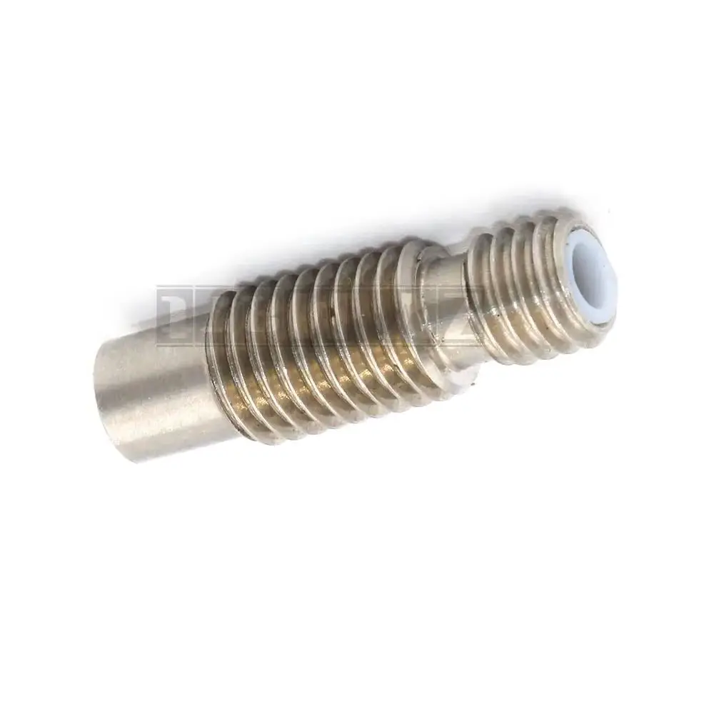 All-Metal E3D V6 Heat Break Hotend Throat 1.75 3.0 4.1mm for 3D Printer with PTFE Stainless Steel Remote Feeding Tube