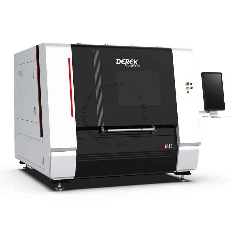 Enclosure Small Size 1313 Fiber la ser Cutting Machine for Steel Aluminum Brass
