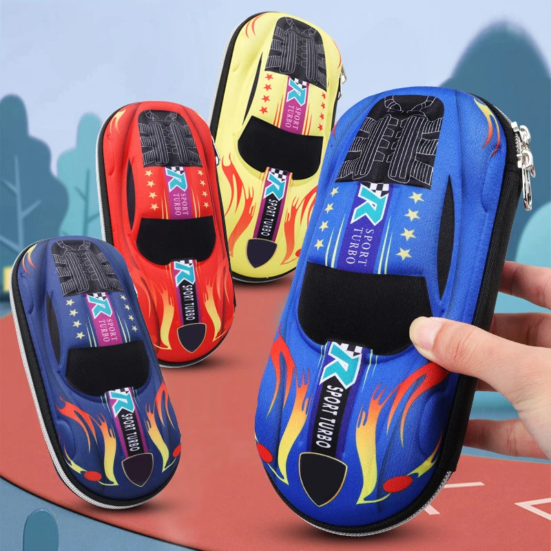 3D Racing Car Pencil Case for Kids 2