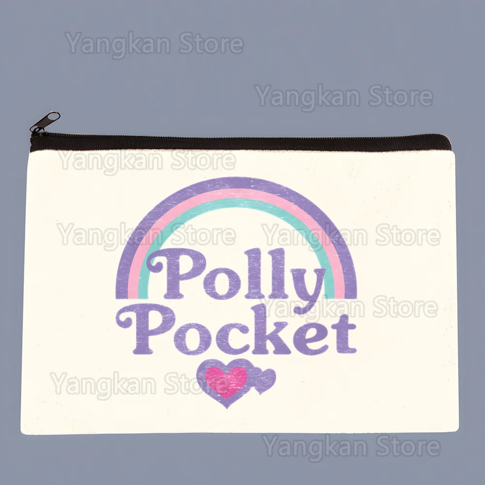 بولي جيب حقيبة يد نمط قماش تخزين أكياس السفر حقيبة مستحضرات التجميل متعة زيبر الحقيبة اللوازم المكتبية #3