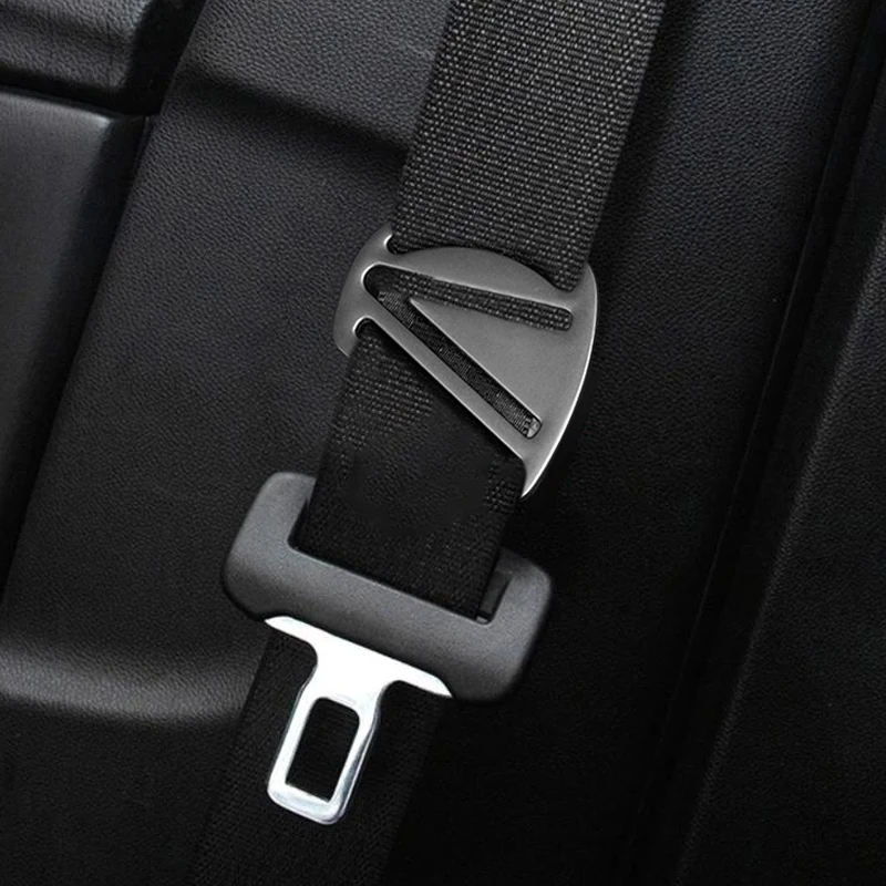 Newrst Car Aluminium Alloy Safety Seat Belt Adjuster Automotive Locking Clip Belt Strap Clamp Shoulder Buckle For Adult Children