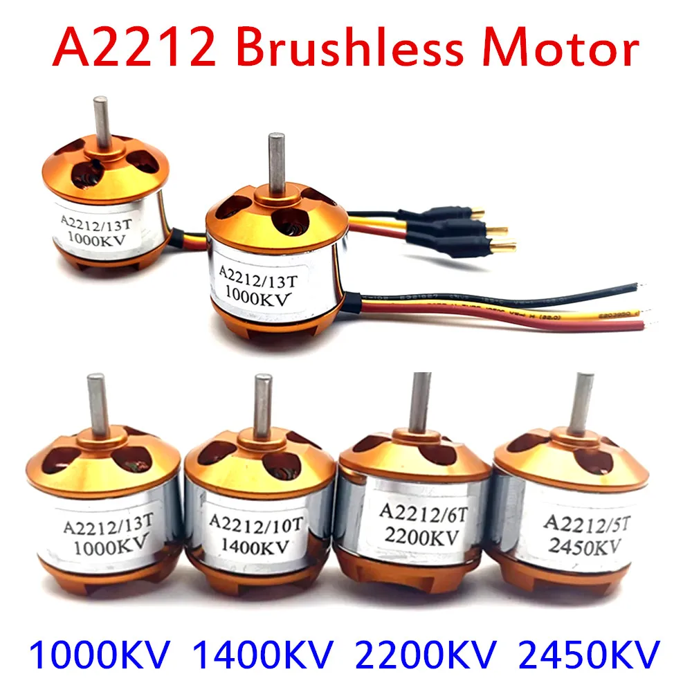 Hot sale XXD A2212 2212 930KV 1000KV 1400KV 2200KV 2450KV 2700KV Brushless Motor for RC Airplane Fixed-Wing Multirotor Drones