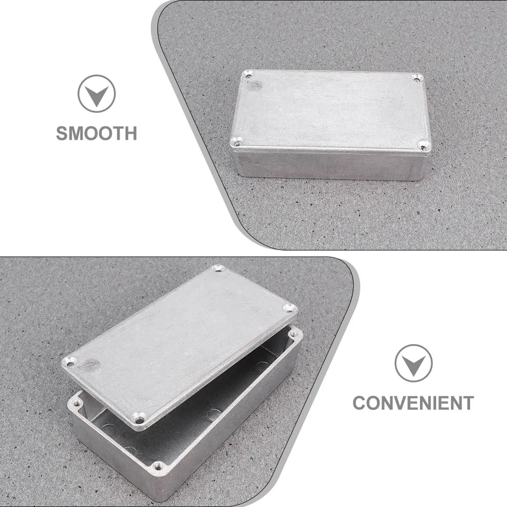 

Guitar Pedal Enclosure Aluminum Box Die Cast Resistant DIY Kit Storage Aluminum Box Electronics Enclosure
