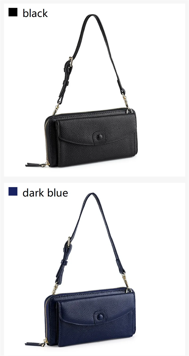 Multifunktionale Echtleder-Geldbörse 2026 Neue Kartenhalter-Damenbörse Modische Damen-Abendclutch aus Rindsleder – Detail 13