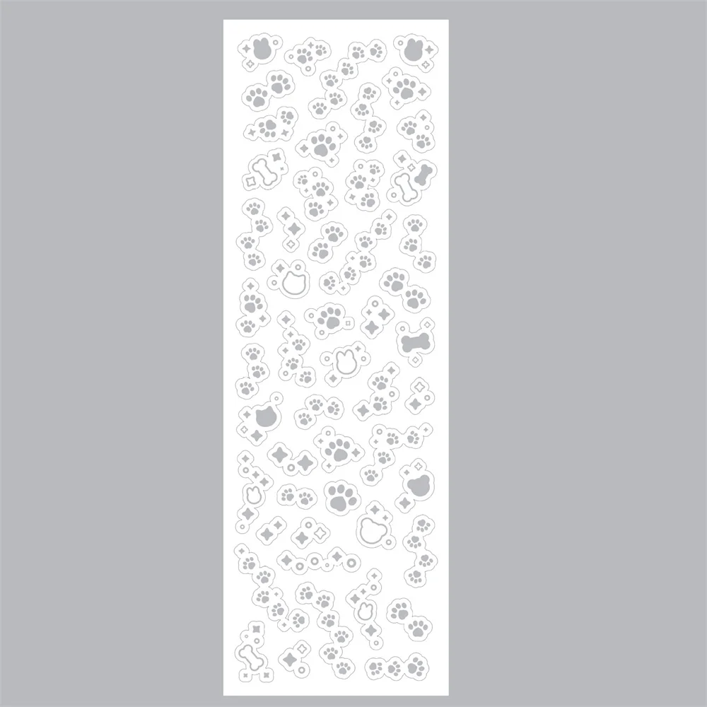 Hand Account Stickers Cute Style Strong Viscosity Eye-catching Durable Creative Laser Cut Adhesive Decal Decorative Stickers