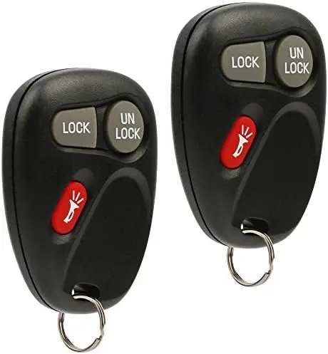 

2-Pack 3-Button Keyless Entry Remote Key Fob – Replacement Car Key Fob for Easy Access