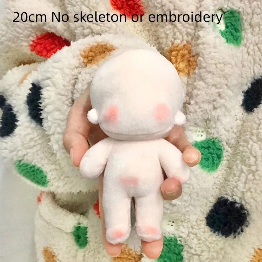 

DIY Embroidery Blank Unembroidery Cotton Stuffed Dress Up Blank Cotton Stuffed Normal Fat DIY Idoll Girl Gift