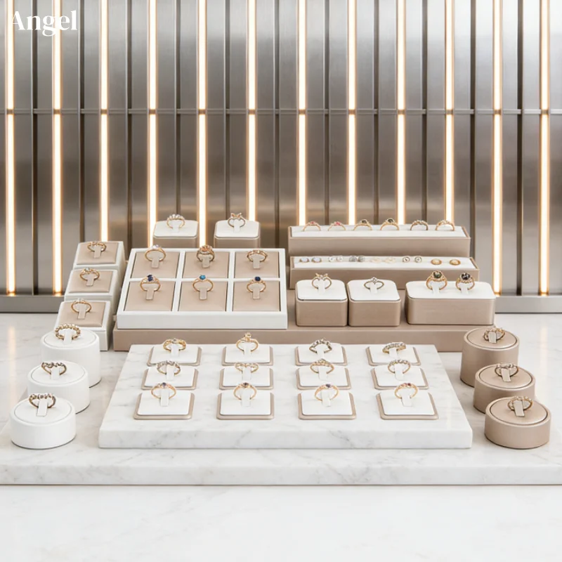 

Поднос для демонстрации колец, портативный держатель с несколькими кольцами для рынка и прилавок магазинов, прочный органайзер для витрины ювелирных изделий