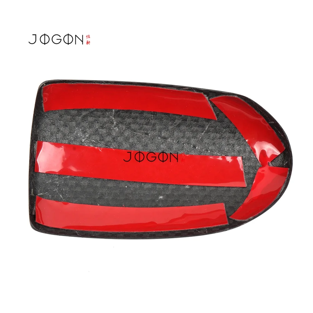ل Genesis G70 2018 2019 2020 2021-2025 ألياف الكربون سيارة الداخلية مركز والعتاد التحول رئيس مقبض غطاء ملصق اكسسوارات الكسوة