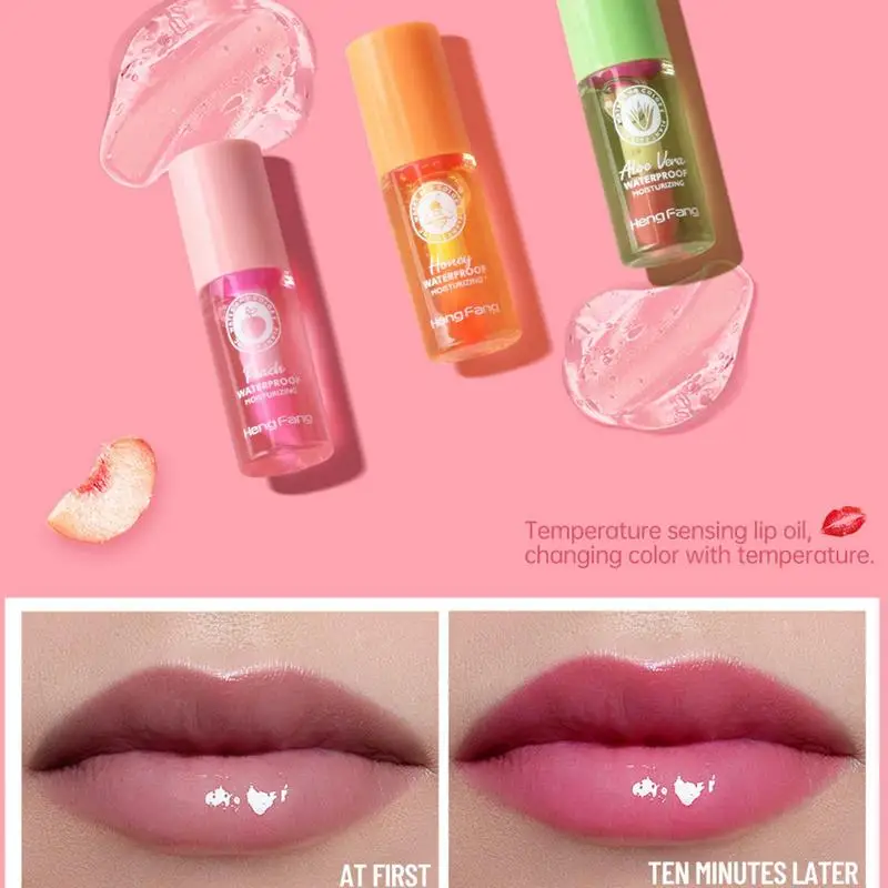 Ph Lipstick Color Changing Color Change Lip Stain Nourishing Glitter Lip Gloss Moisturizing Lip Gloss Gift For Girls Women