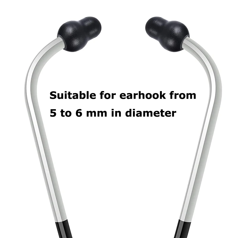 2PCS Universele Super Comfortabele Zachte Stethoscoop Vervanging Oordopjes Oordopje Oordopje Oortelefoon Accessoire voor Littmann Stethoscoop