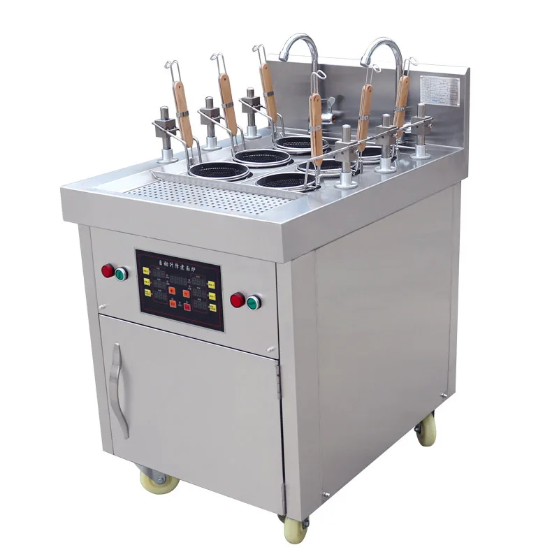 

Автоматическая электрическая плита для приготовления лапши, шестиголовочная коммерческая машина для приготовления лапши