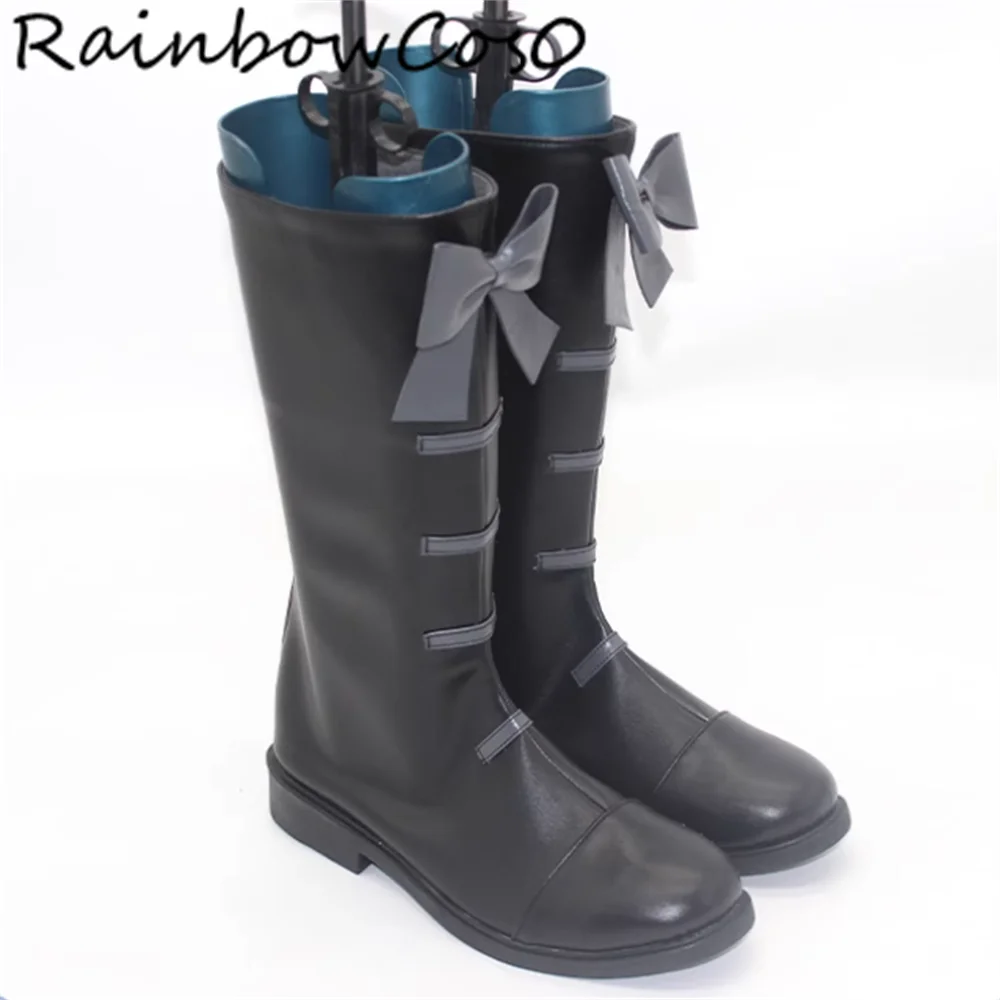Black leopard Kemono Friends Project Cosplay Shoes Boots Game Anime Party Halloween RainbowCos0 W5462