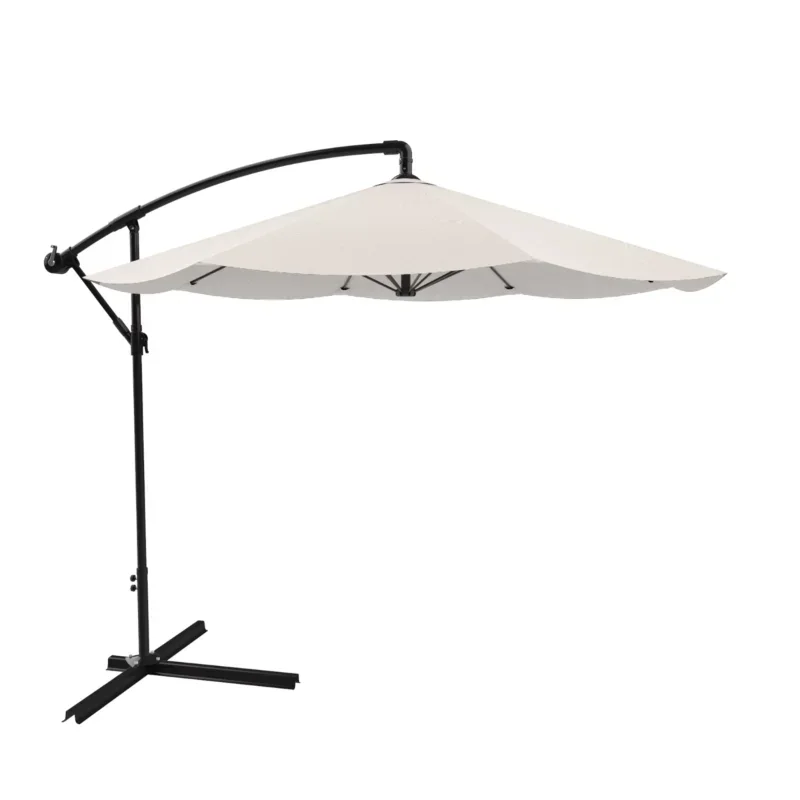 Beach Sun Shelter Offset Umbrella Cantilever Patio Hanging Umbrella Outdoor Market Patio Umbrellas With Base