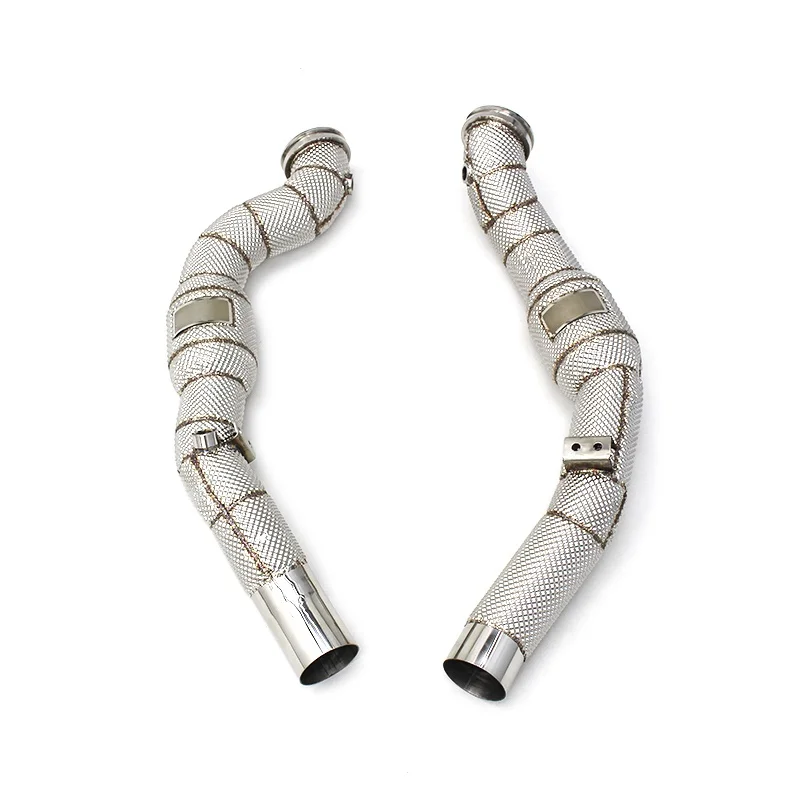 

Head Section High flow Pipes Exhaust Pipes branch downpipe Exhaust Pipe with catalyst for Maserati Quattroporte 3.8T