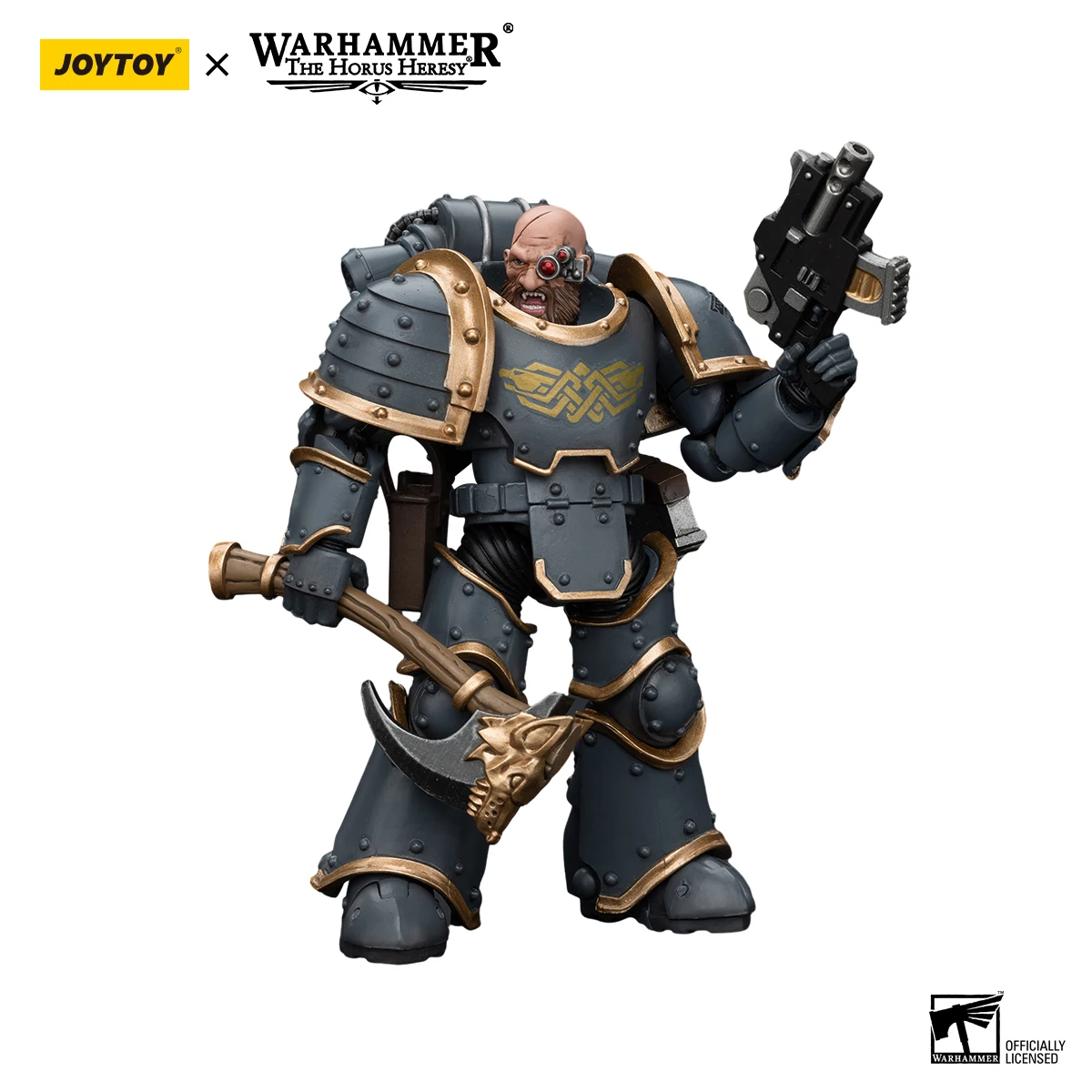 [Op Voorraad] Joytoy Warhammer 30K De Horus Ketterij 1/18 Actiefiguur Ruimtewolven Grijs Doder Pack Anime Model Speelgoed Cadeau