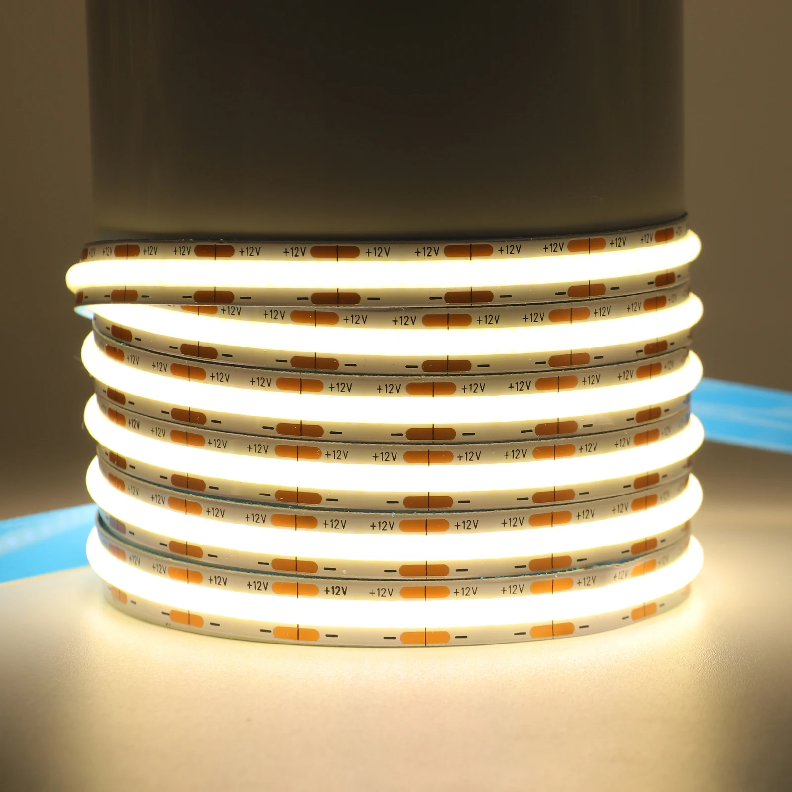 528Leds/M Cob Strip 12V 24V 3000K 4000K 6000K Warm/Natuurlijk Wit Interieur Hooghelderder Flexibel Lint Touw Led Licht 0.5-10M