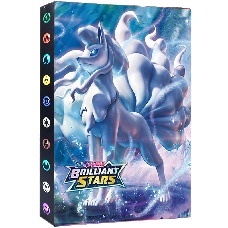 9 Pocket Anime Cover Kaarten Album Collectie Houder Bindmiddel Map Fit Voor Pokemon YuGiOh TCG Game Sport Voetbal 540 kaart Opslag - afbeelding 2