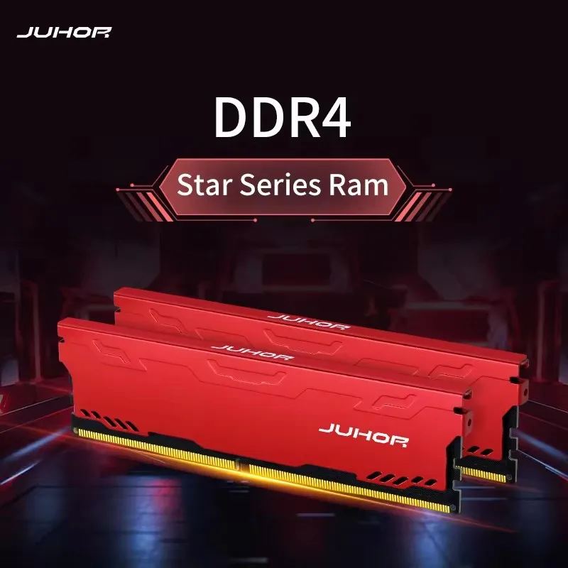 JUHOR Memoria Ram DDR3 8G 4G 1866 1333 1600MHz DDR4 8G 16G 32G 2666 3200MHz Udimm  Dimm  Desktop Memory