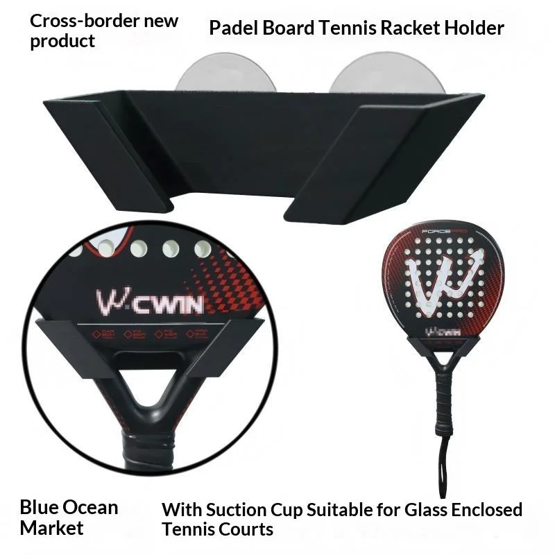 1Pcs Badminton Racket Holder Plastic Wall Hook Wall Mounted Racket Holder Tennis Racket Storage Rack Vertical Display Stand