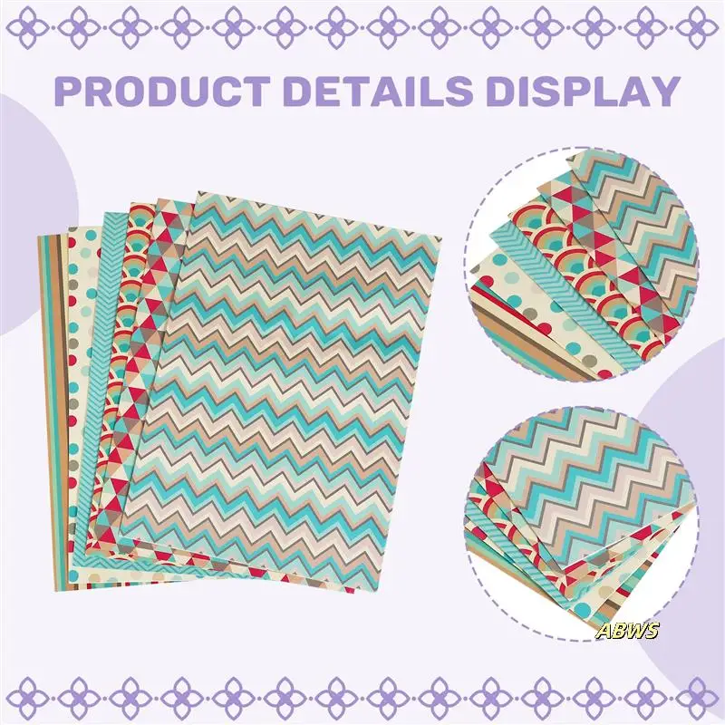 Wrapping Paper Sheets,For Christmas Birthday Party Wrapping Paper Set 6 Pcs Gift Wrap Papers,Present Gift Wrapping Paper