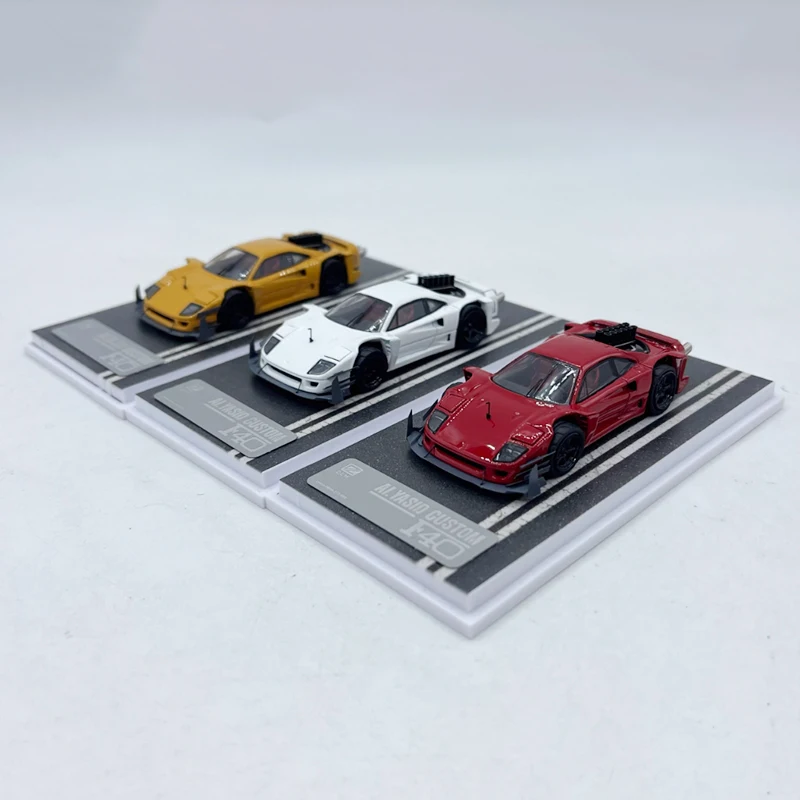 

DCM литой под давлением масштаб 1:64 F40, модифицированный спортивный автомобиль, модель автомобиля из сплава, коллекция, дисплей, сувенир, статический дисплей, украшения, праздничный подарок