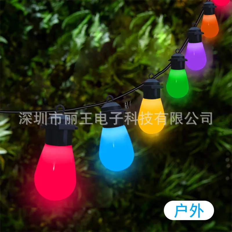 New Symphony Ball Bulb Light String APP Control Outdoor Camping Hanging Lights decorazione della tenda Indoor Atmosphere Light String
