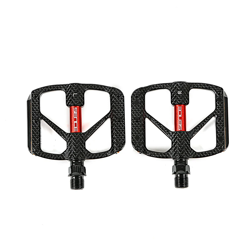 TWITTER Non-Slip Bike Pedals Platform Bicycle Flat Alloy Road Pedals Sealed-bearing Pedal for Road MTB Fixie Bikes mtb pedal2022