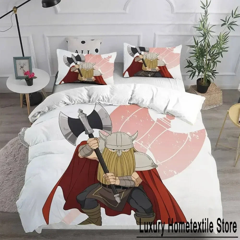 

New 3D Print Anime Frieren Wiki Bedding Set Boys Girls Twin Queen King Size Duvet Cover Pillowcase Bed boys Adult Home Textiles