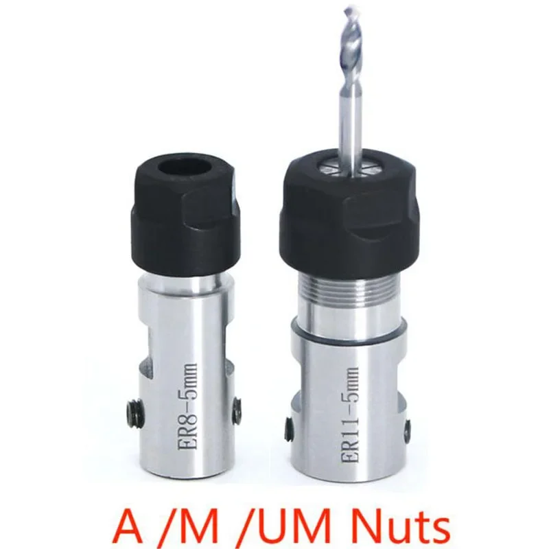 

NEW ER8 ER11 ER16 ER20 ER25 Chuck collet Spindle Motor Shaft Extension Rod Spindle Chuck Tool Set spindle rod 4mm 5mm 6mm 8mm