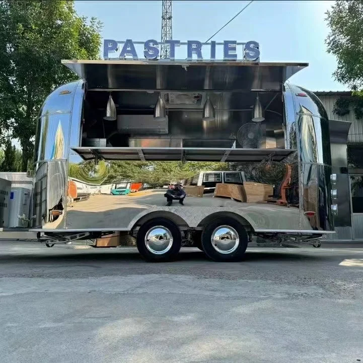 Camiones de Comida Personalizados para Pizzas, Carritos de Hot Dogs, Horno Móvil para Pizzas, Food Truck, Remolque de Comida, Tienda con Equipamiento de Cocina Completo