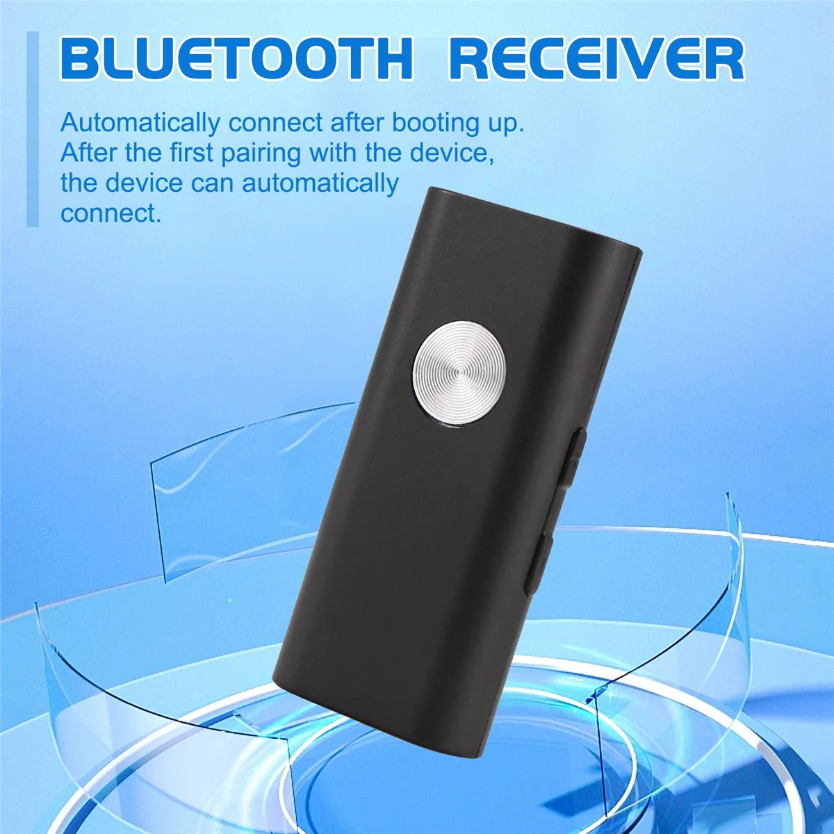 Portable Bluetooth Receiver Adapter Lavalier Bluetooth Adapter for Car Speakers Audio Receiver Bluetooth 5.0 Adapter