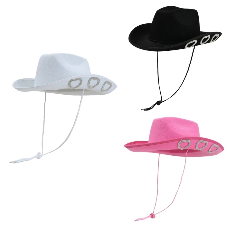 Simple Street Hat Solid Color Hat Fashionable Elegant Hat for Male and Female with Flaring Silver Edges Drop shipping