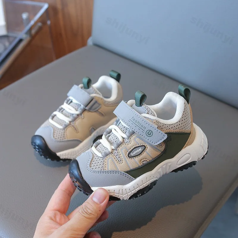 

Children Sneaker 2025 Autumn New Toddler Sneaker Fashion Boy Tennis Shoe Small Medium Running Shoe Anti Slip Kid Casual Shoes