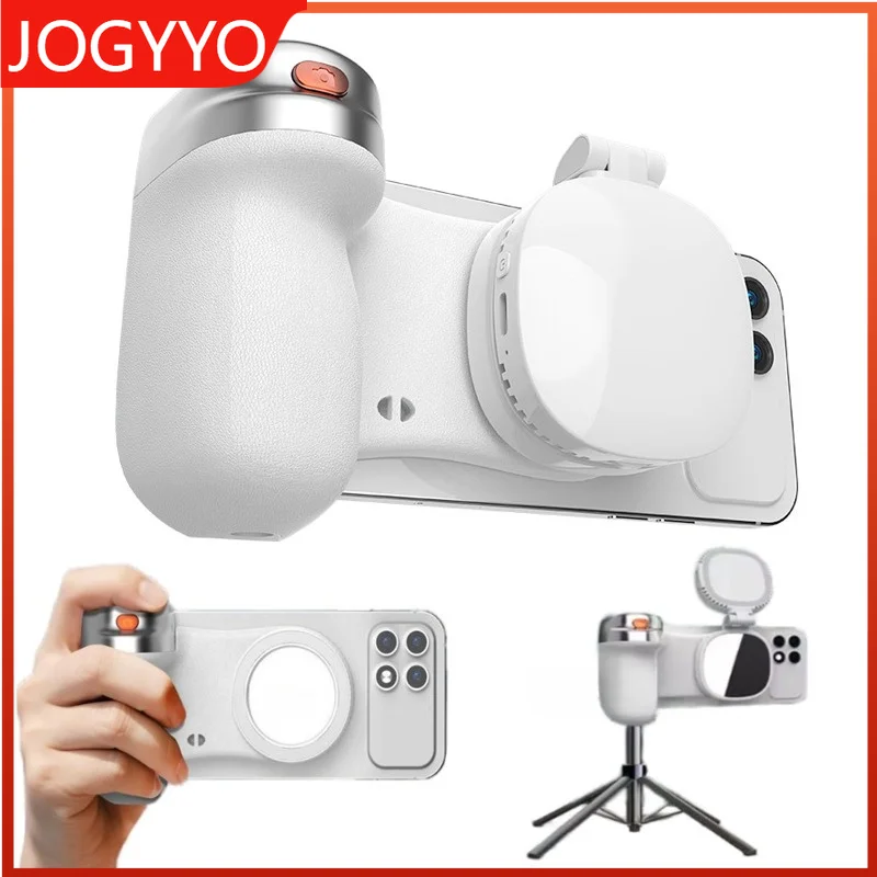 

Phone Camera Shoot Hand Grip Magnetic SmartPhone Holder Fill Light Shooting Aid Remote Control Handle For Iphone Android Phone