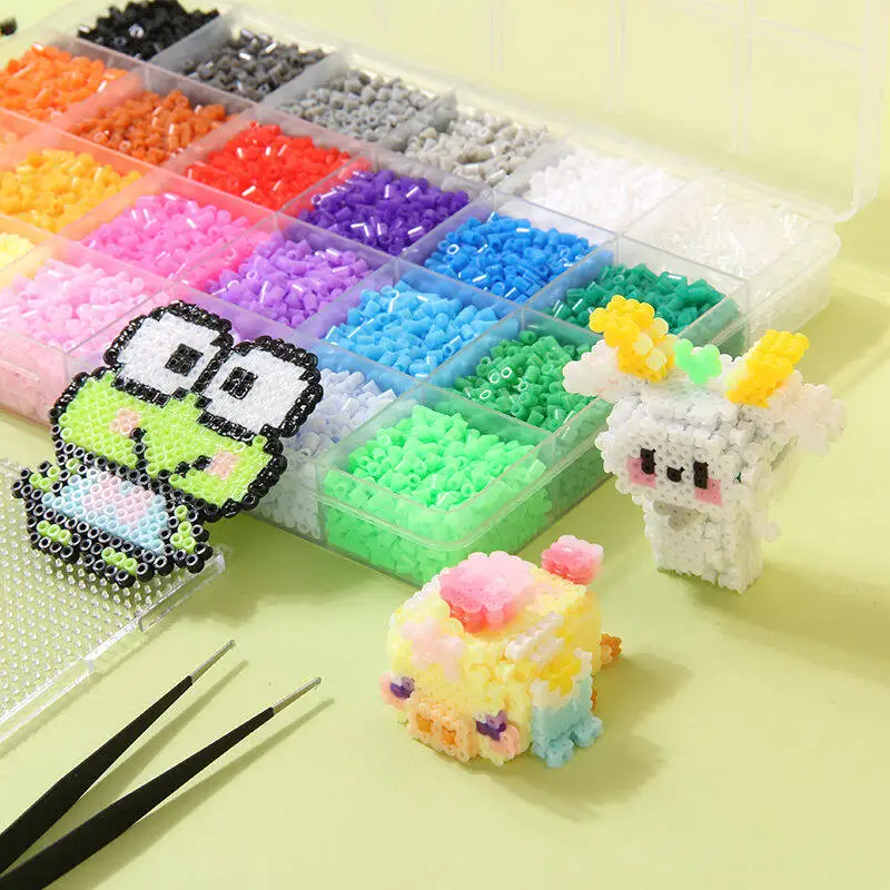 2.6mm 24/48 kolorów koraliki Hama edukacja koraliki żelazne 5mm koraliki prasowanie gwarancja jakości perler koraliki bezpiecznikowe diy zabawki