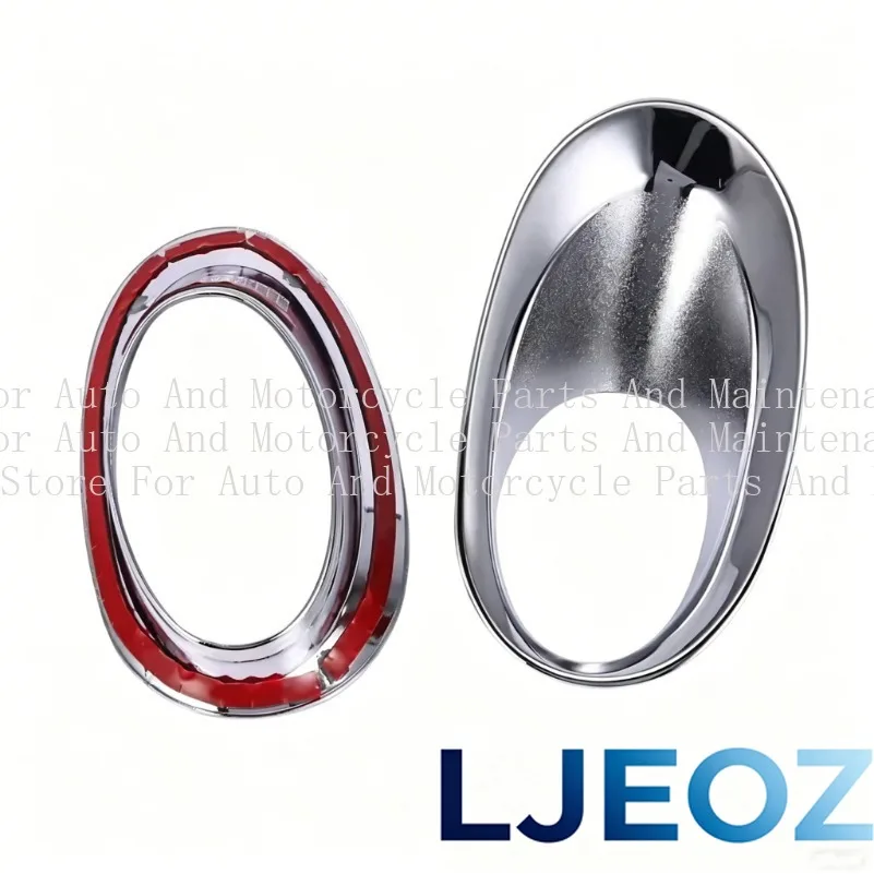 Front Bumper Fog Light Trim Rim Lamp Cover Cap Car Styling Reflective Sticker Kit Accessories For Honda Cr-V Crv 2007 2008 2009