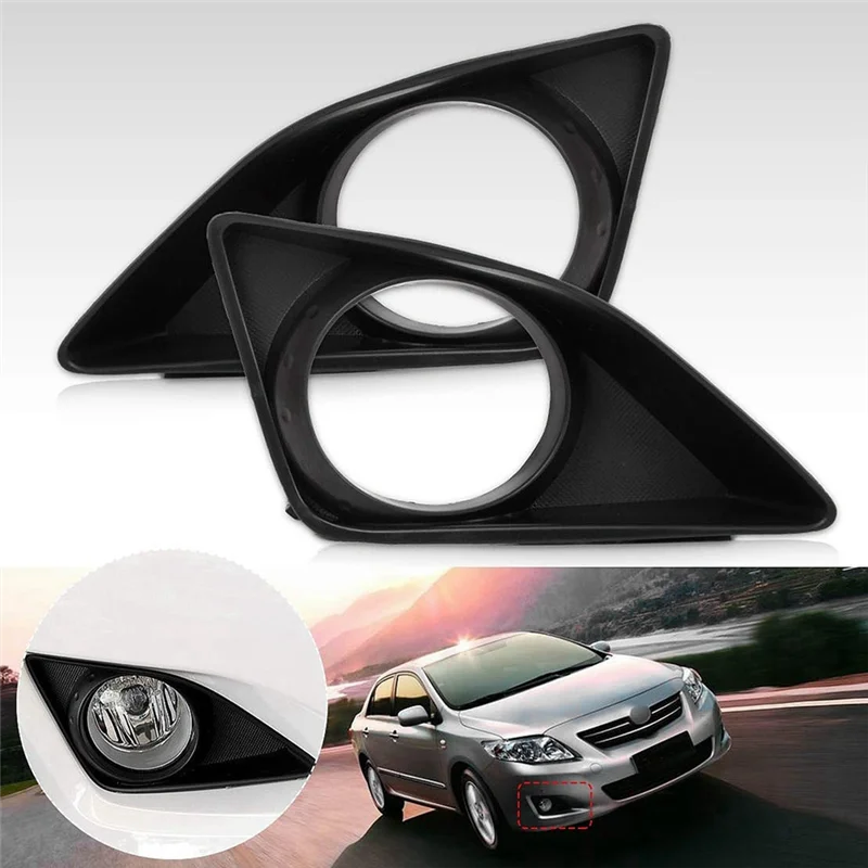 ABDJ-Lower Grill Lower Grille Fog Light Grille إطار ضوء الضباب قطع غيار السيارات مناسبة لتويوتا كورولا 2007-2010
