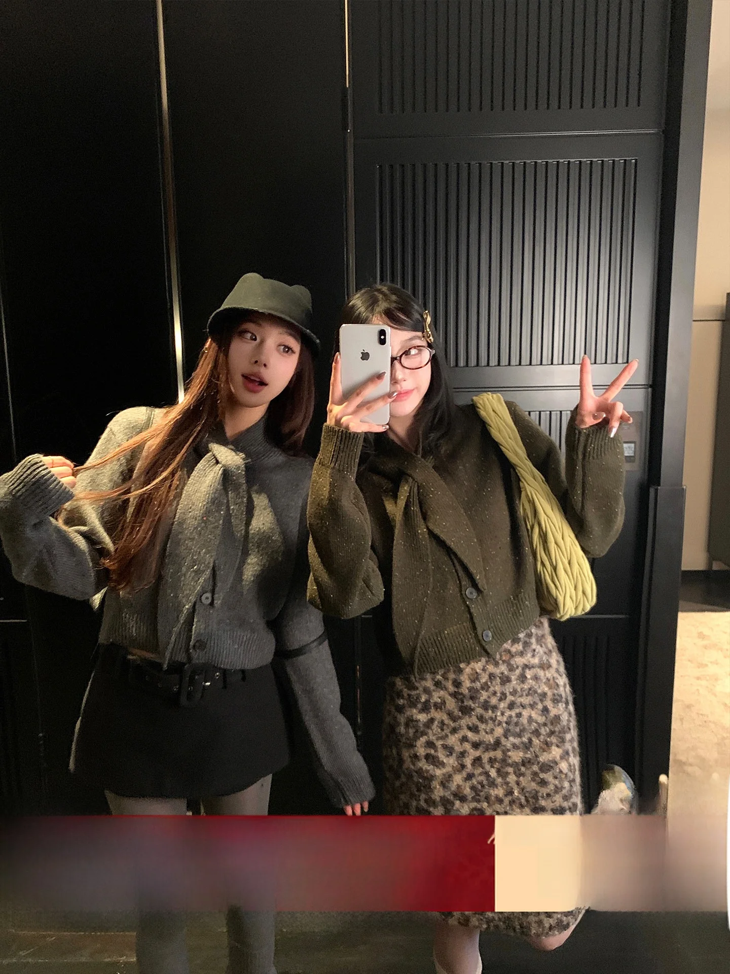 

Ele Winter Warm awl Collar Cardigan Sweater Resplendent Deconstruction Aesthetic Vintage Design Casual Loose Fit Women'...