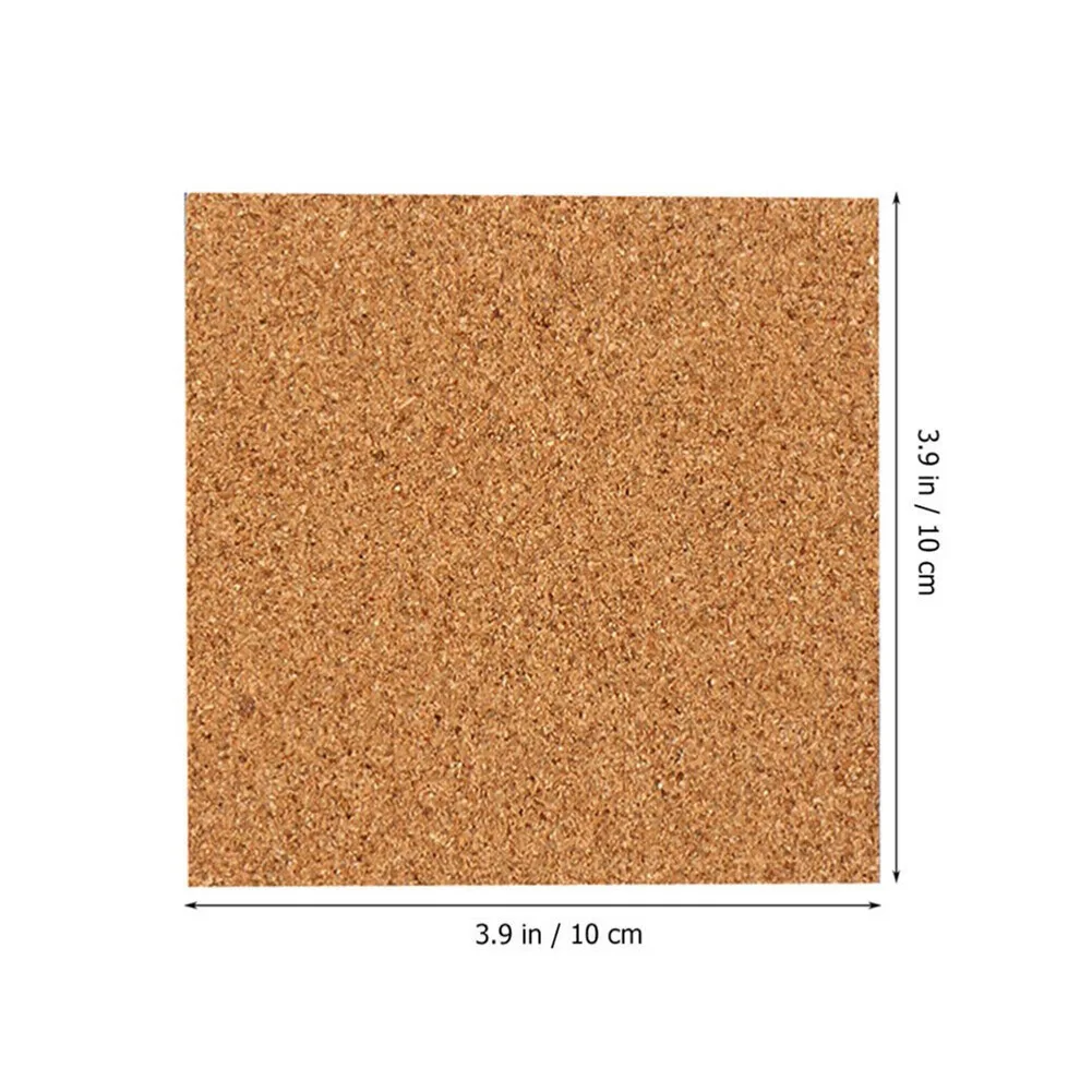 Cork Coaster Cup Pad Part Replacement Self-adhesive Backing Sheet Coffee Cork Mat Drink For Home Bar Tea Accessory