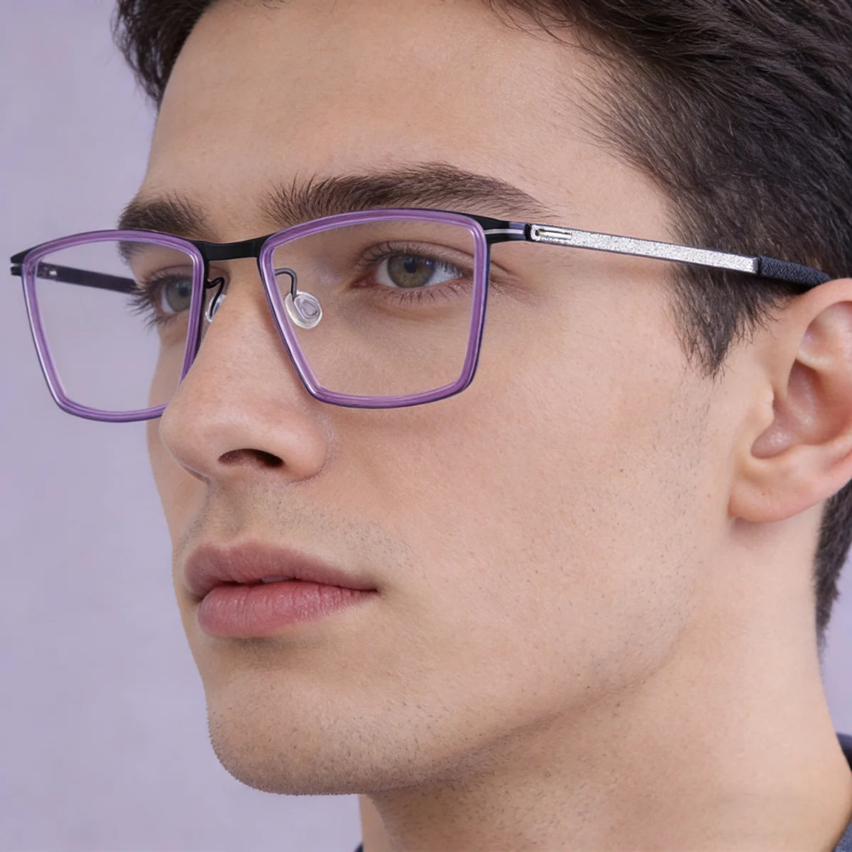 Women Square Eyeglasses Spectacles New Quality Men Rectange Business Glasses Frame Ultralight Thin Rim Titanium Eyeglasses Retro