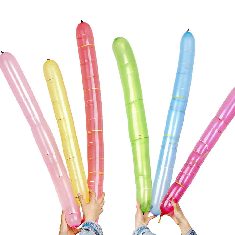 10/20PCS Rocket Long Balloons gonfiabili Flying Air Balls Toys bambini festa di compleanno decorazione palloncini in lattice giocattoli classici