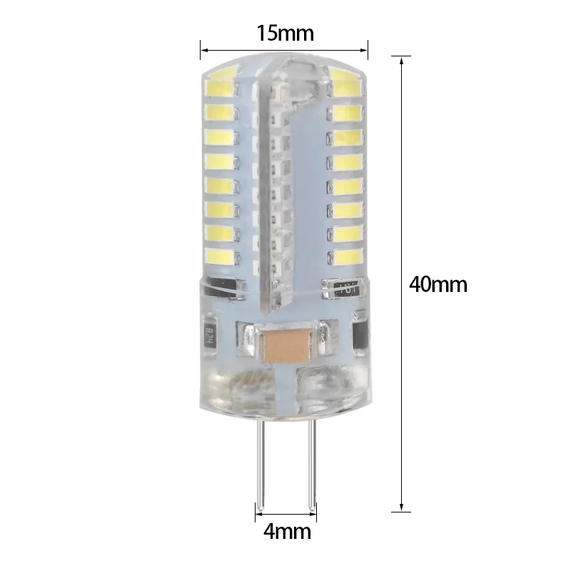 Ampoules LED G4 à Haute Luminosité pour la Décoration de la Maison, Projecteur Ac 85v-265v, 6w, pouvez-vous 6.35, Nouveau