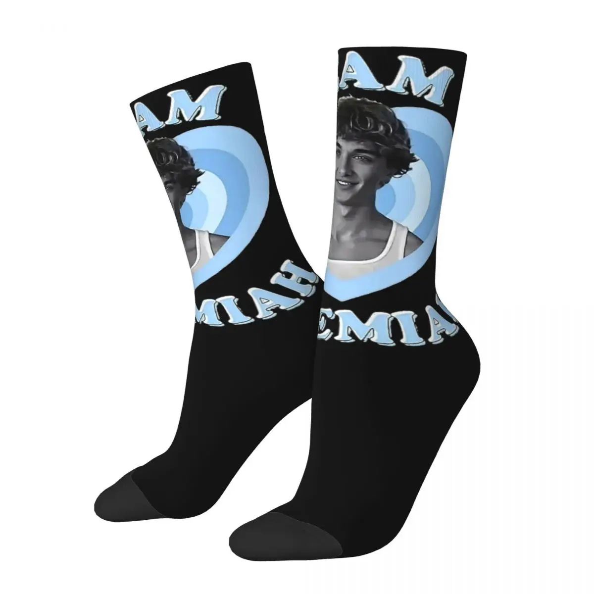 Happy Funny Unisex Socks Team Jeremiah Blue Product Cute The Summer I Turned Pretty High Quality Socks Spring Autumn Winter