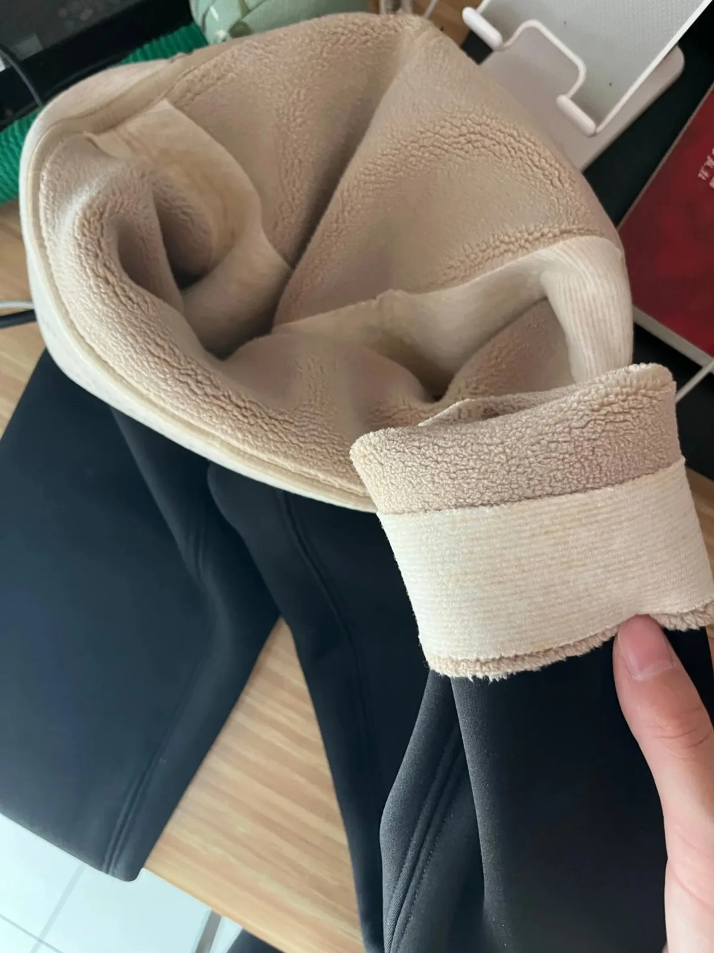 

Шерстяные шелковые брюки с высокой талией, женские брюки для йоги, брюки с сохранением тепла, осенне-зимняя верхняя одежда