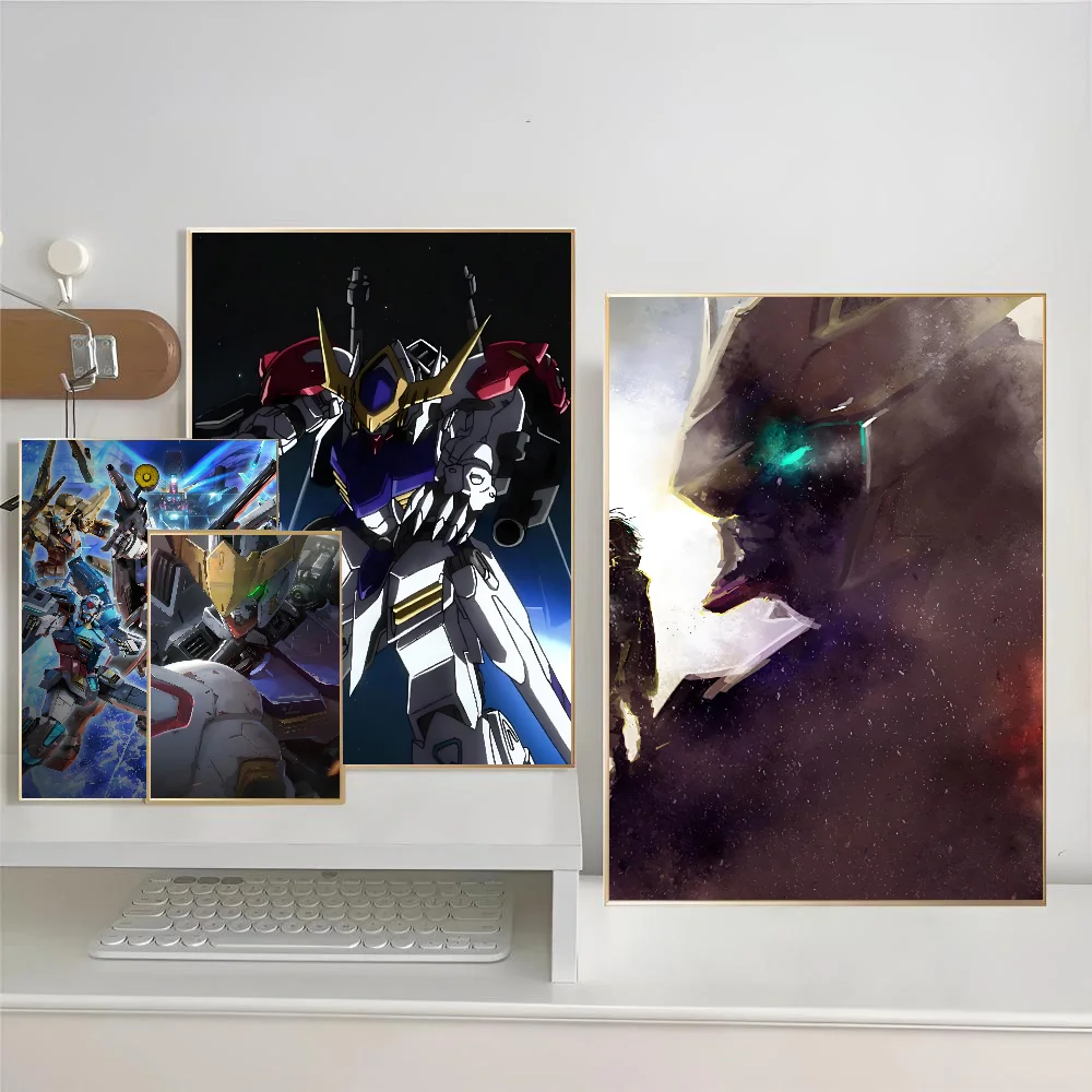 1pc Hot Anime Cool Mobile Suit Gundam Iron-Blooded Orphans Poster HD Posters Home Room Bar Cafe Decor Art Wall Painting Picture