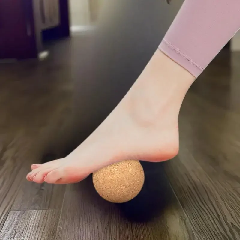 Cork Massage Ball Back Massage Foot Massager Yoga Ball Tension Release Therapy Myofascial Ball Relax Muscles Trigger Point