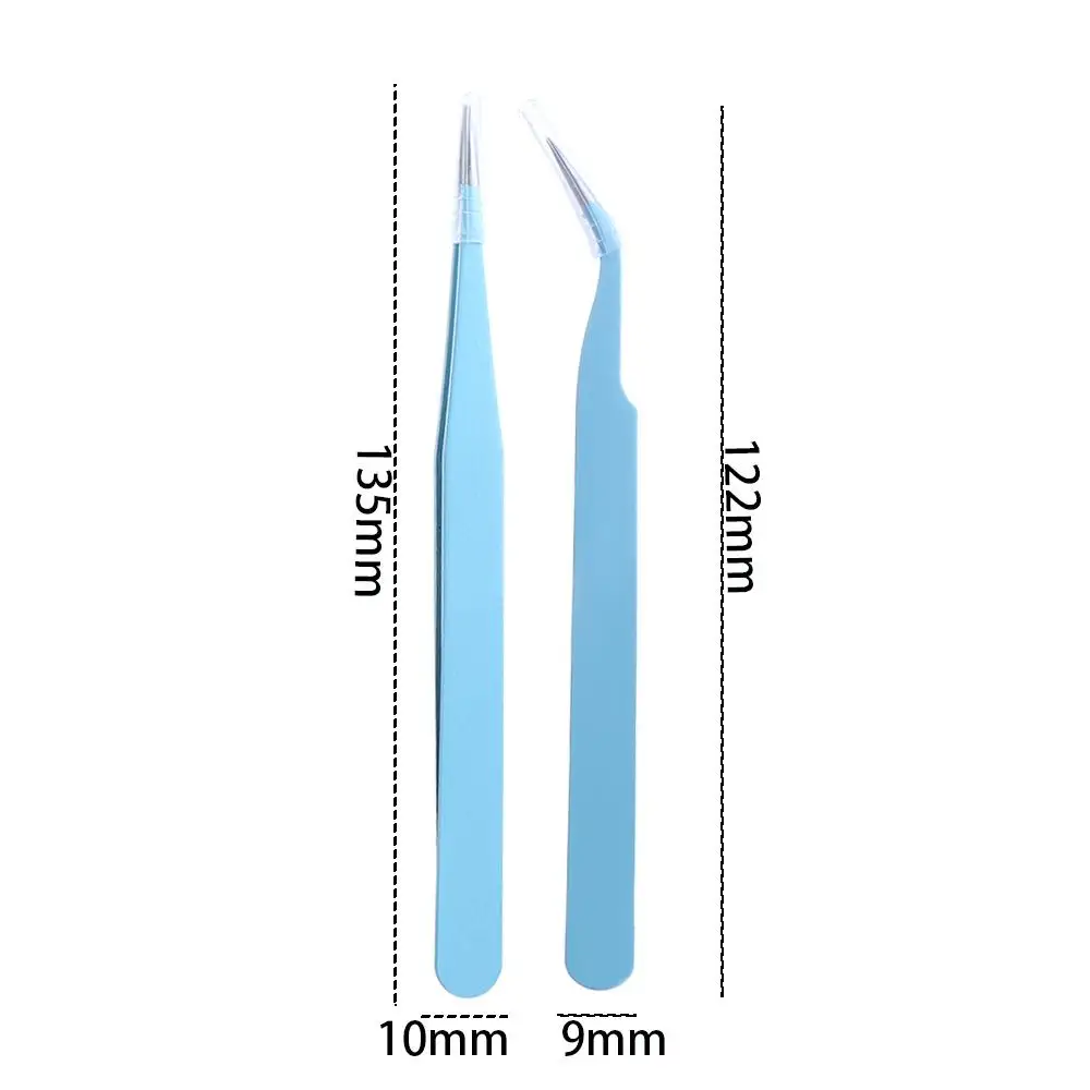 Werkzeuge Edelstahl Journal Zubehör Klebeband Aufkleber Werkzeug Notebook Zubehör Nagel pinzette Zange Macaron Farb pinzette